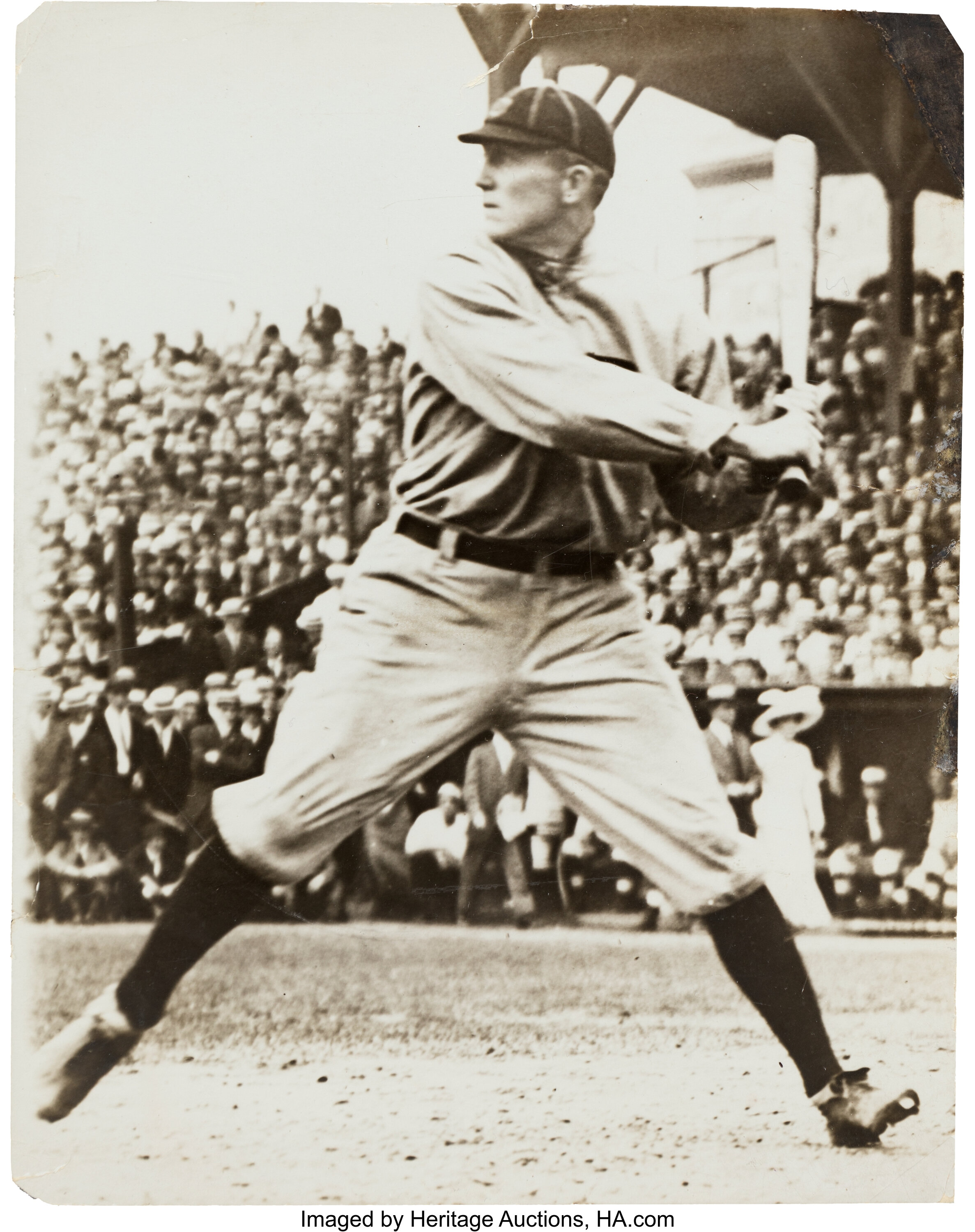 1912-13 Ty Cobb Original Oversized Photograph from The Ty Cobb, Lot #80183