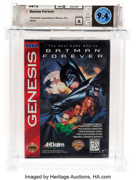 Batman Forever (Genesis, Acclaim, 1995) Wata  A (Seal | Lot #13216 |  Heritage Auctions