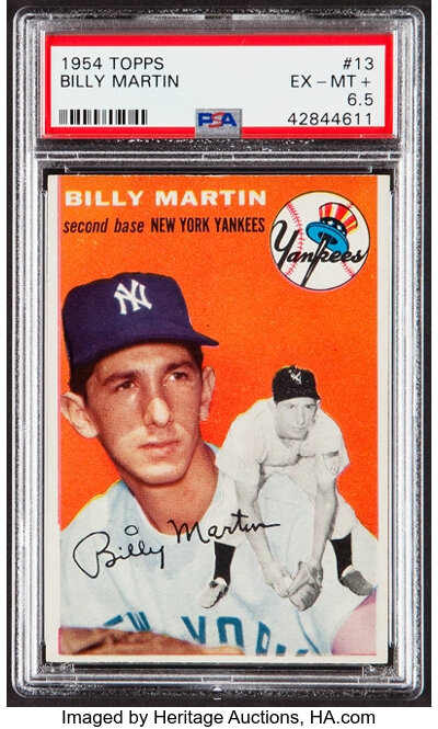 Billy Martin Baseball Cards