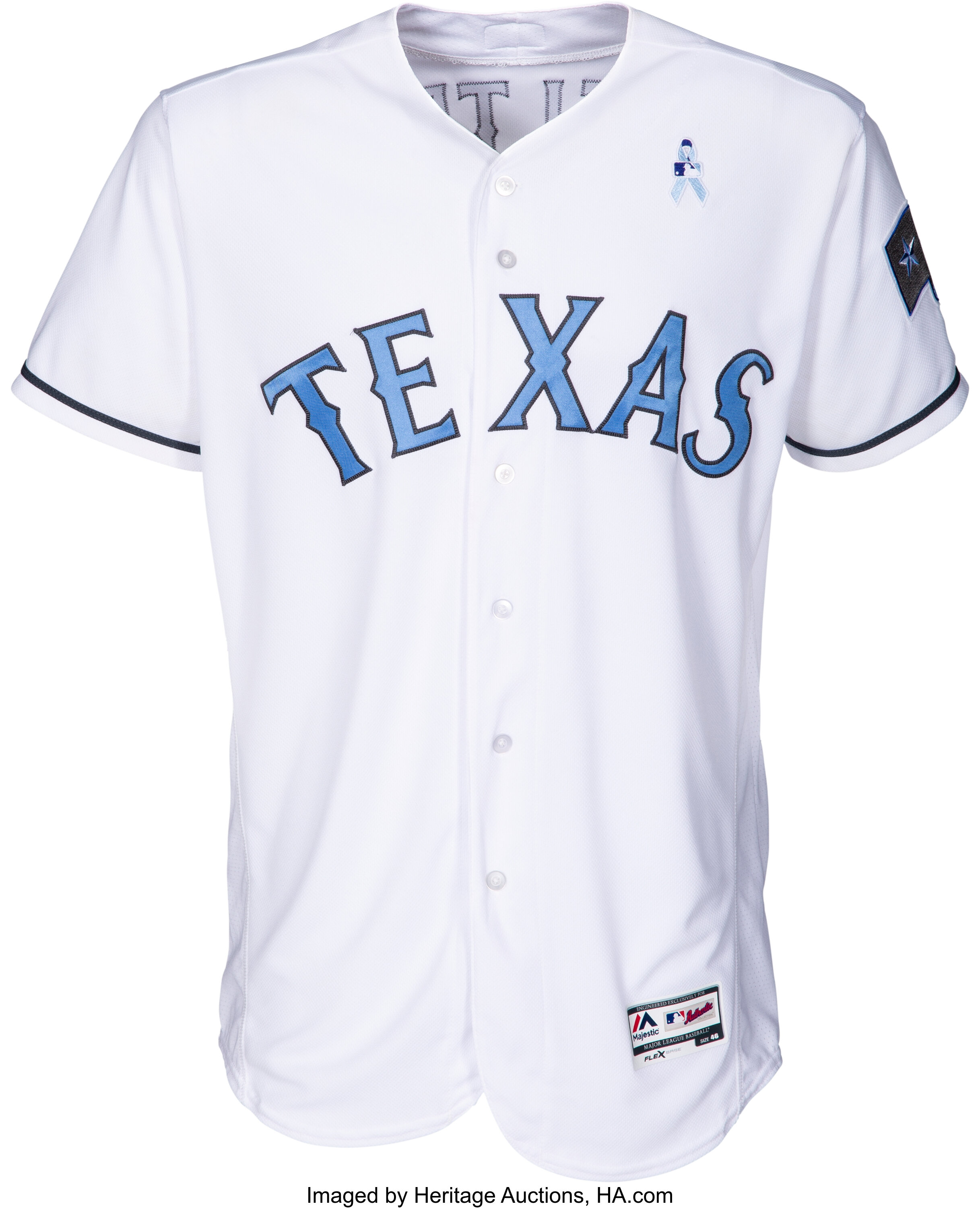 Adrian Beltre Game-Used 2015 Jersey