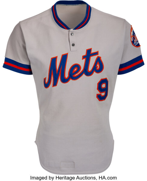  Really Rare Game Used Road Mets Jersey