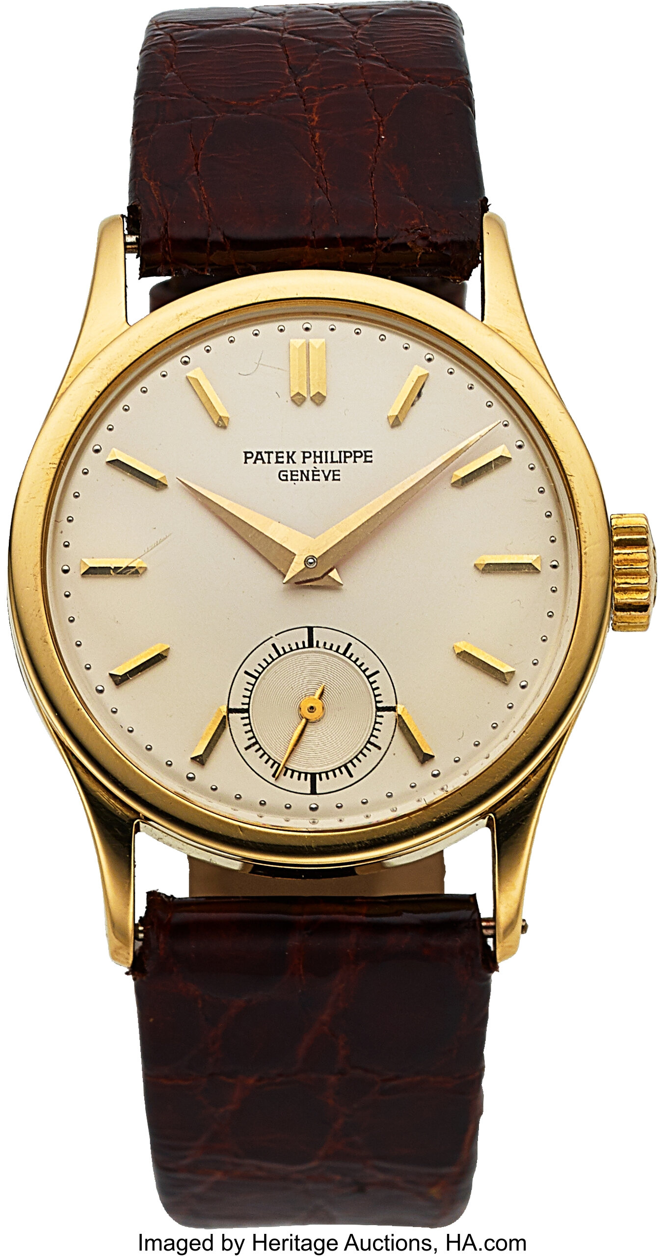 Patek Philippe, Fine Ref. 96, 18k Yellow Gold Calatrava, Circa | Lot ...