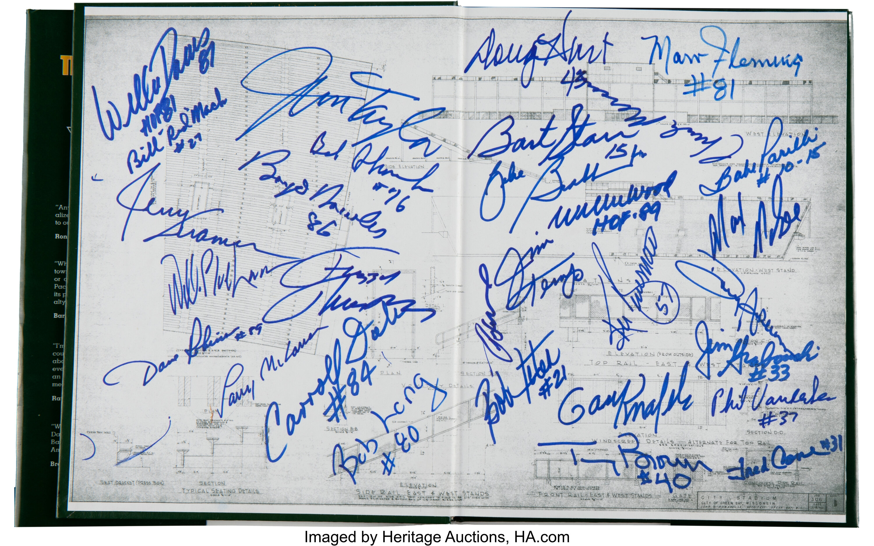 1993 Green Bay Packers Greats Multi-Signed Hardcover Book.... | Lot