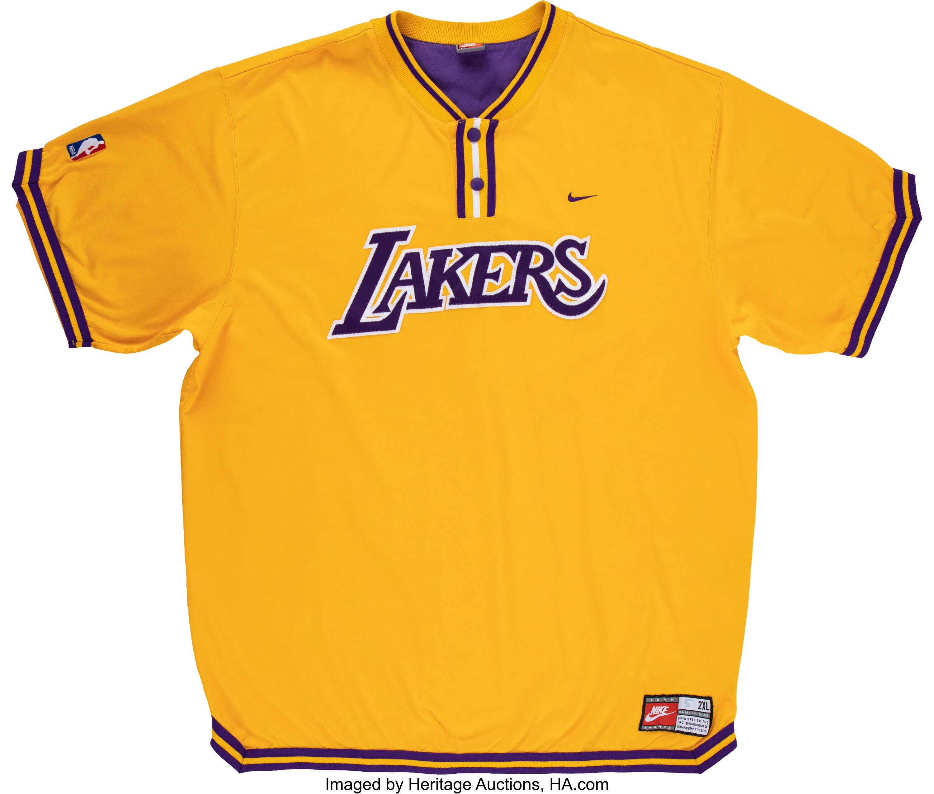 Authentic Kurt Rambis Los Angeles Lakers 1987-88 Shooting Shirt