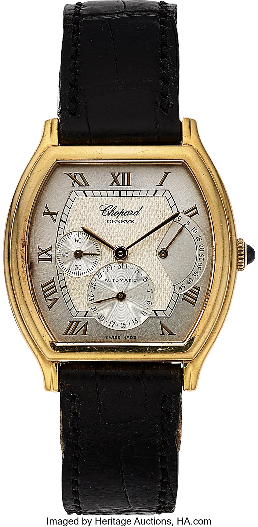 Chopard Fine 18K Yellow Gold Tonneau Power Reserve Automatic