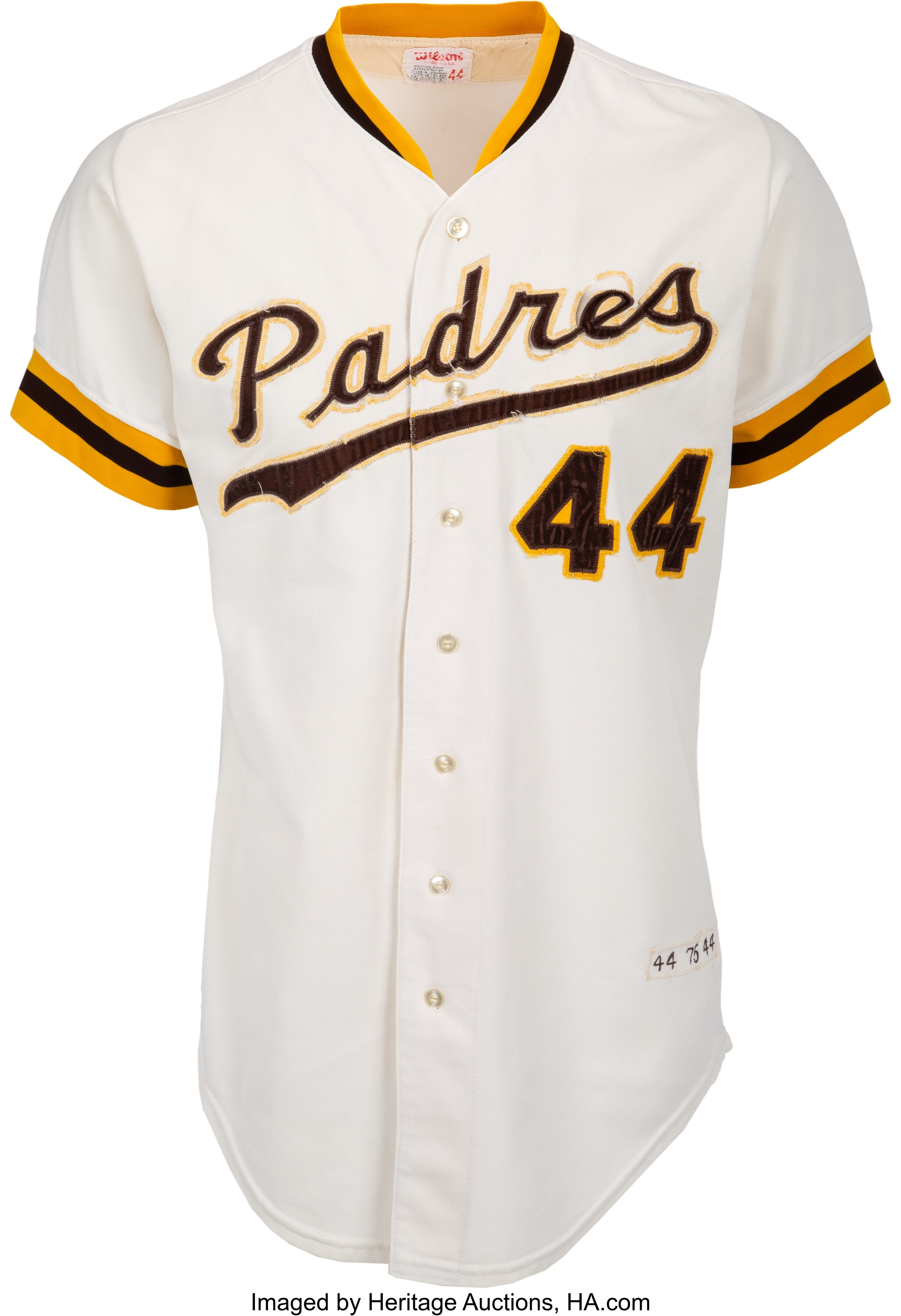 1975 Willie McCovey Game Worn San Diego Padres Jersey. Baseball, Lot  #56453