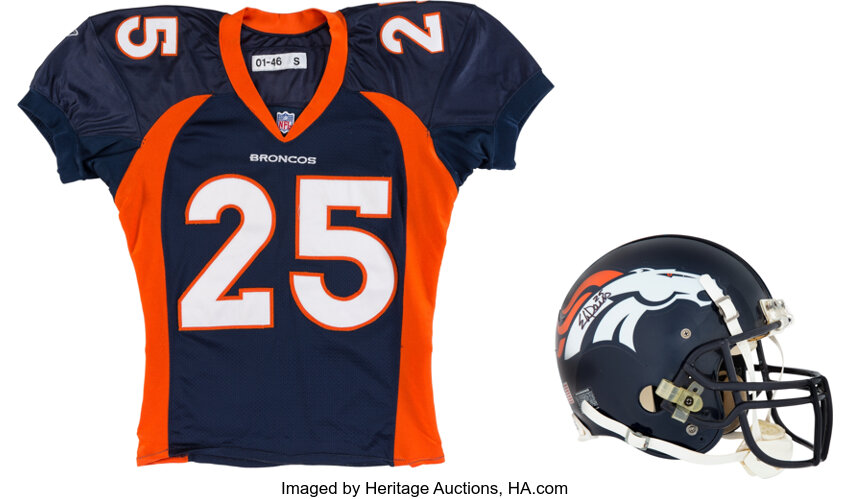 Denver Broncos Game-Used Memorabilia