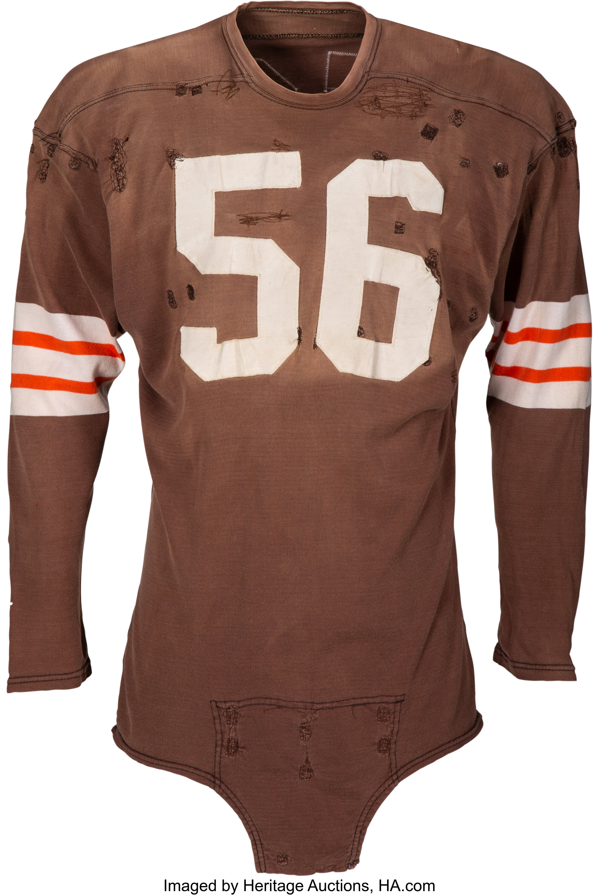 1958-60 John Morrow/Art Hunter Game Worn Cleveland Browns | Lot #56746 ...