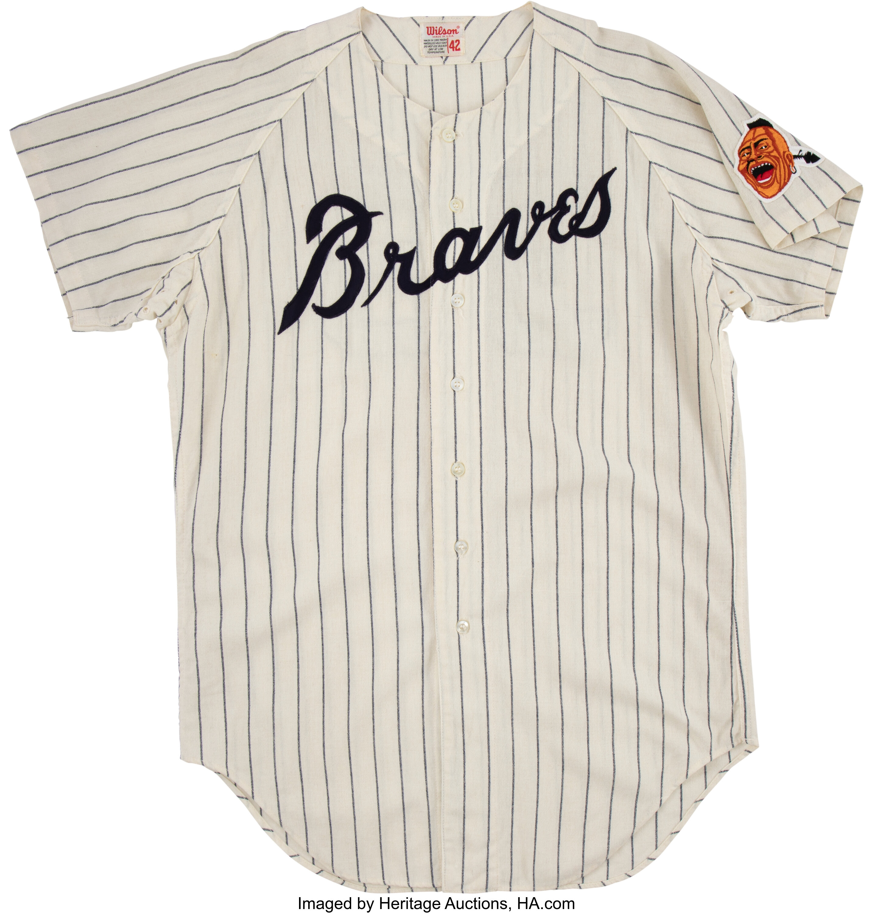 1970-71 Ron Reed Game Worn Atlanta Braves Jersey.  Baseball, Lot #57364