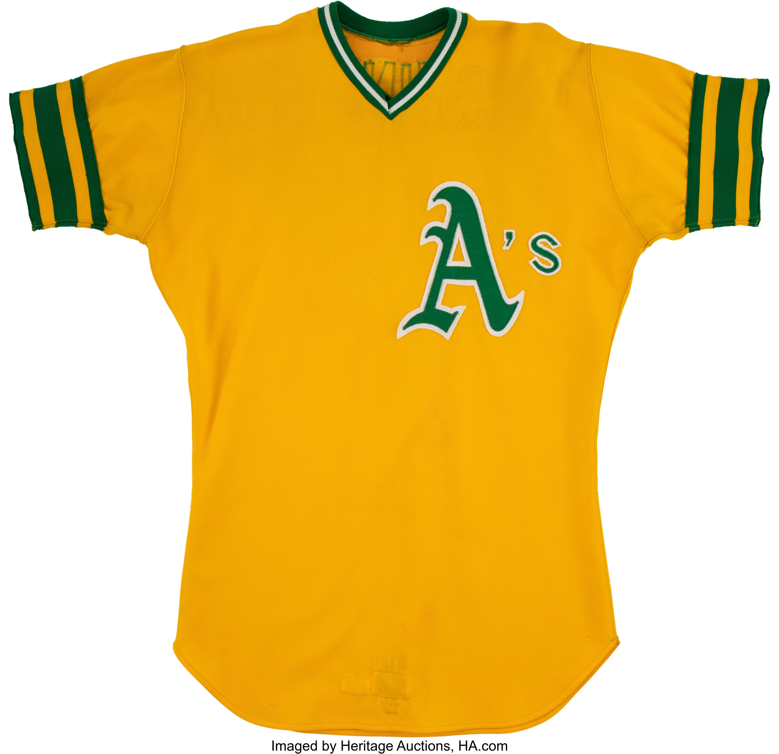 1974 Claudell Washington Game Worn Oakland Athletics Jersey. , Lot  #57369