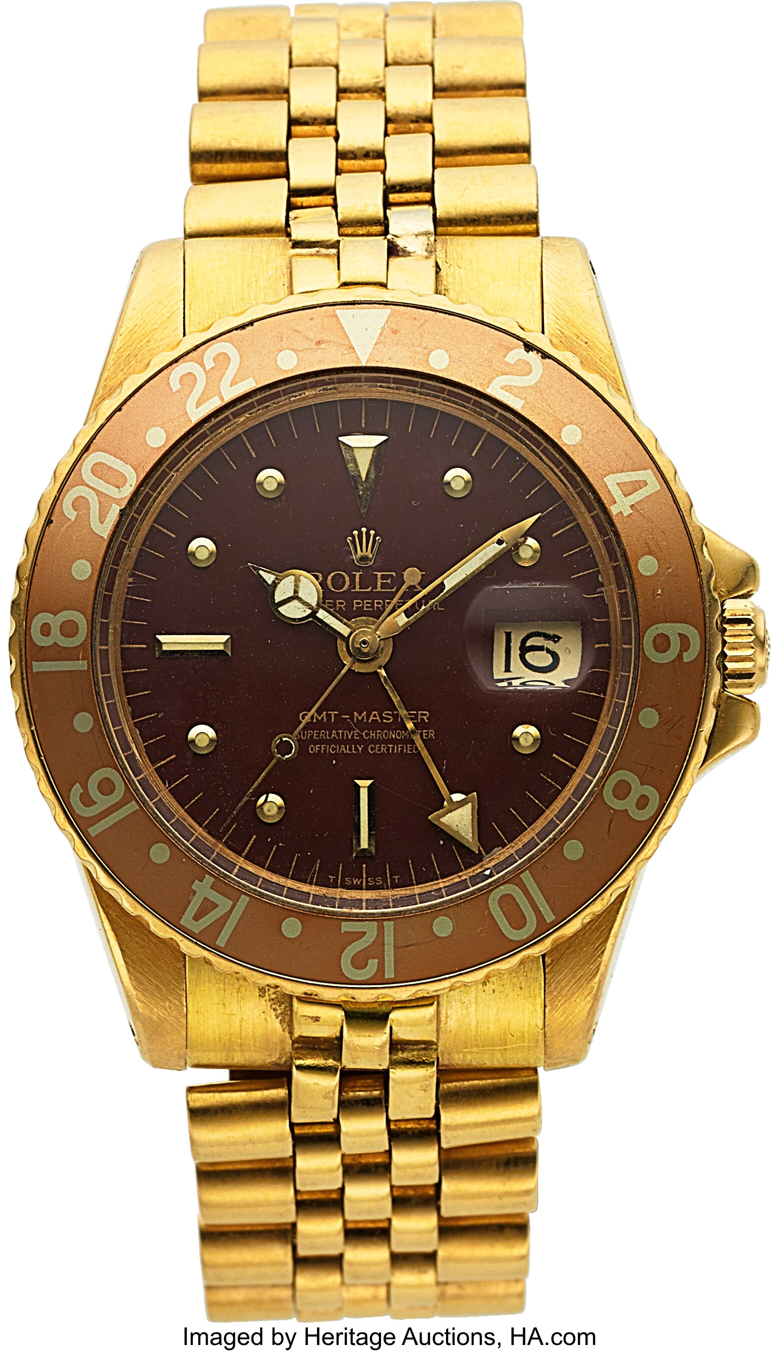 Rolex on sale 1675 gold