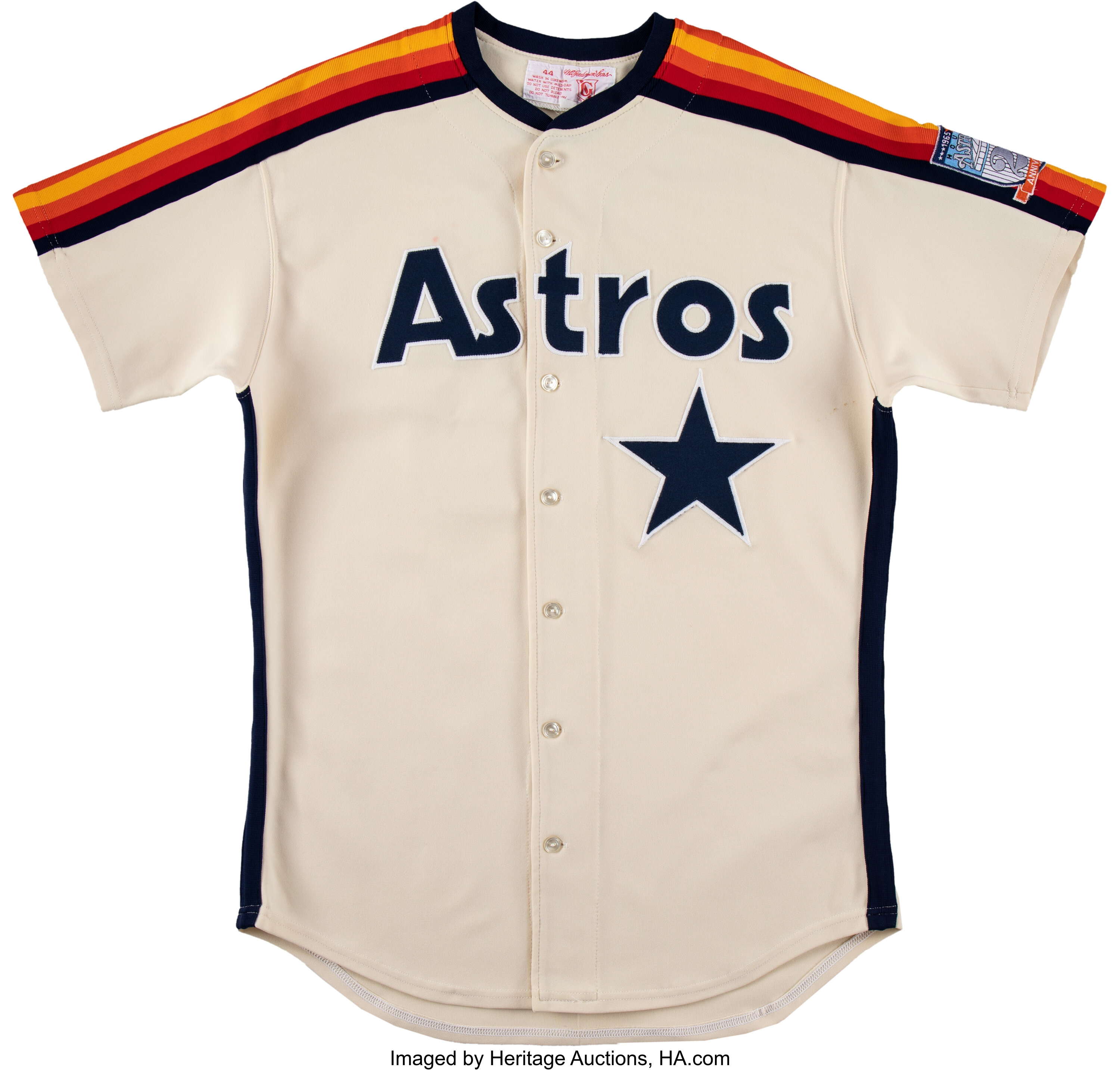 1990 Javier Ortiz Game Worn Houston Astros Jersey with Astrodome, Lot  #57393