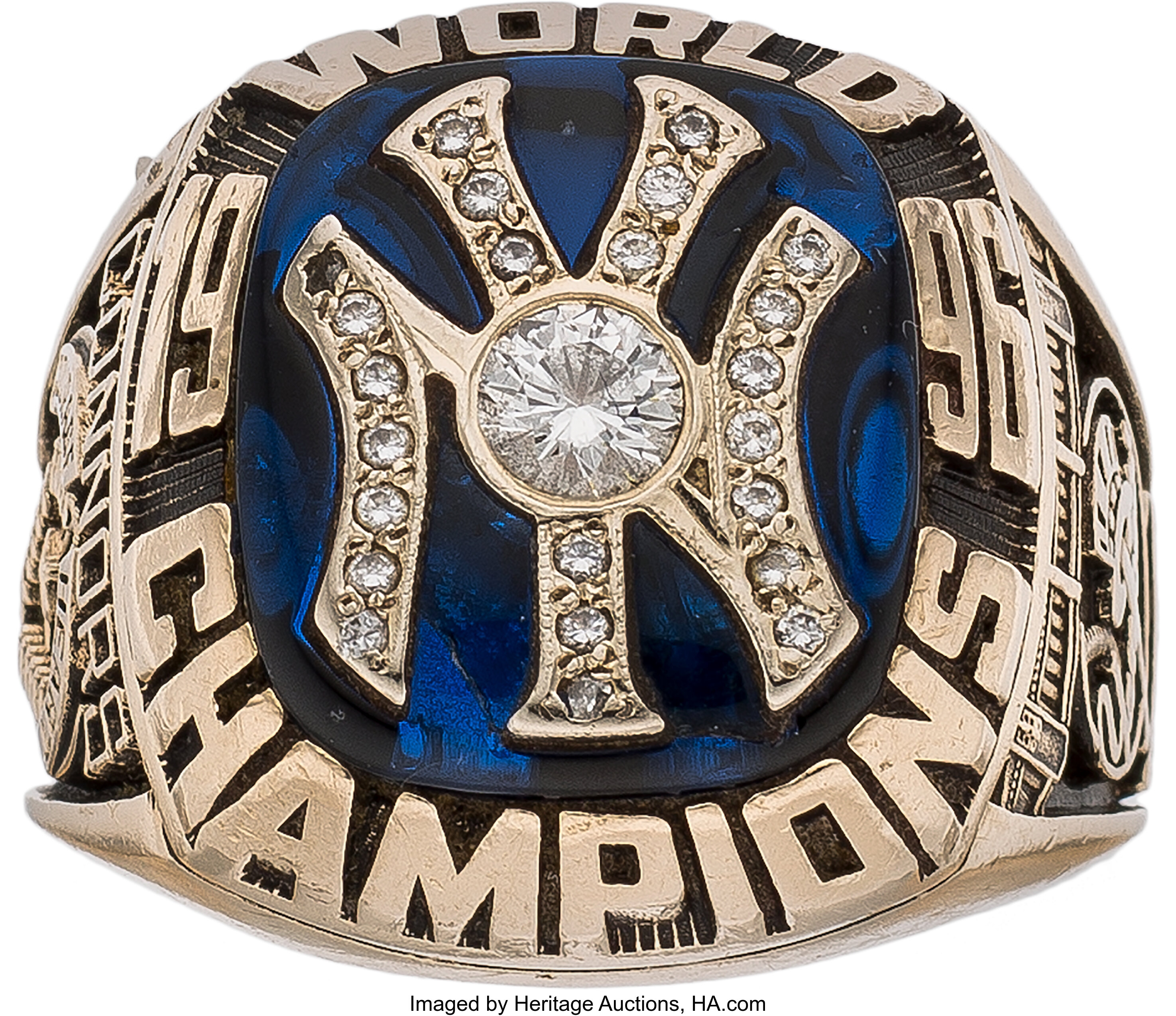 1996 New York Yankees World Series Championship Ring. Baseball, Lot  #56550