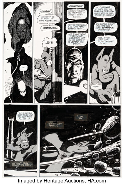 Original Comic Art:Panel Pages, Dave Sim Cerebus #25 Story Page 12 Original Art(Aardvark-Vanaheim, 1981)....
