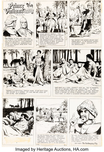 Hal Foster and John Cullen Murphy Prince Valiant #1799 Sunday