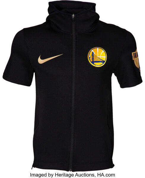 Warriors finals warm store up jacket