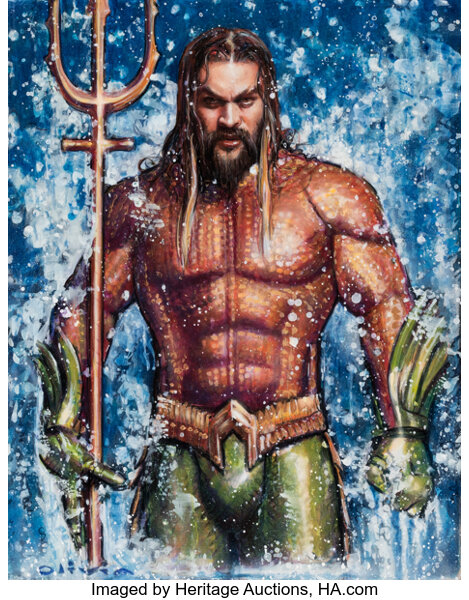 Aquaman comic hot sale jason momoa