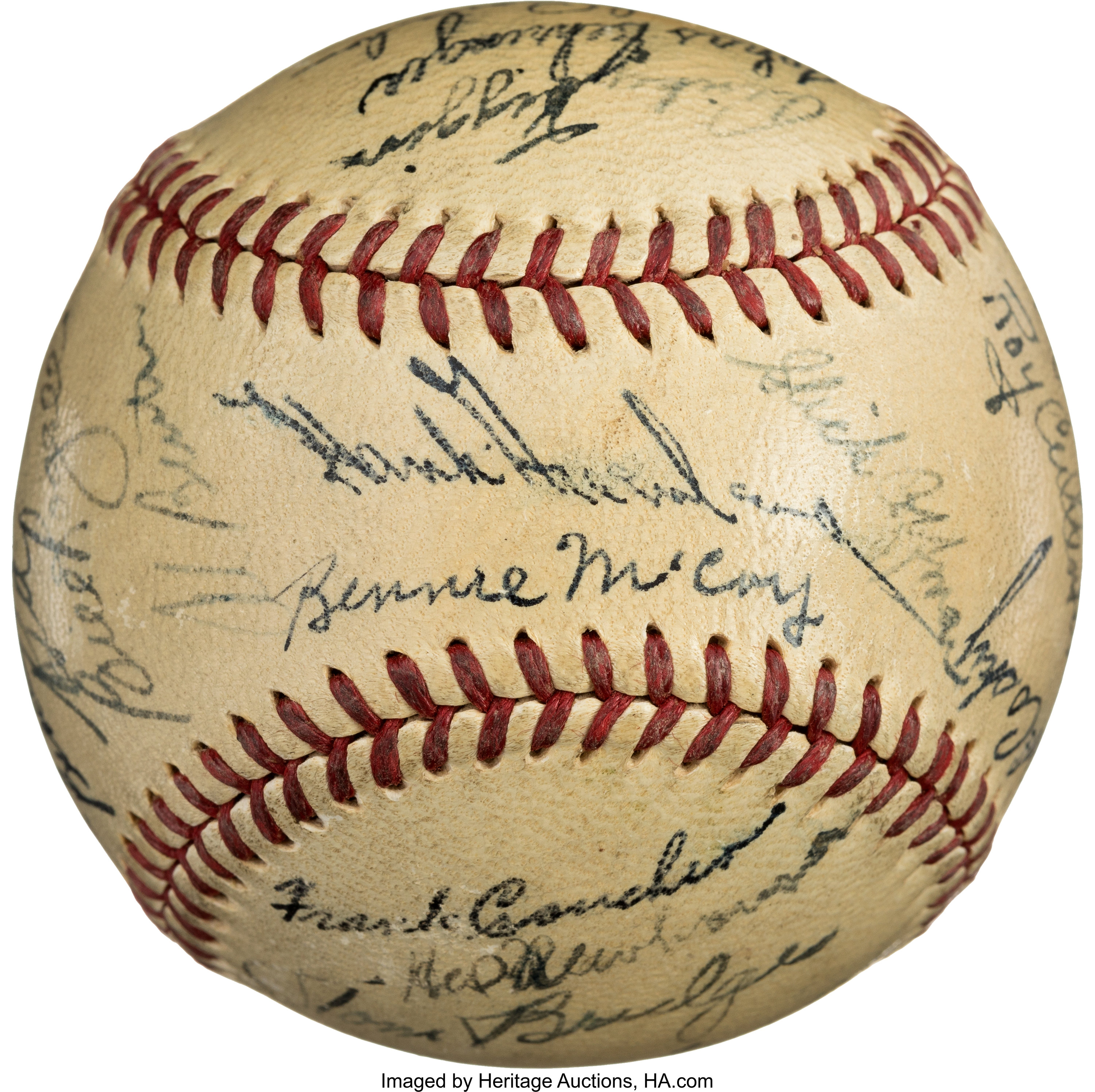 Charlie Gehringer New York Yankees Signed Baseball PSA/DNA