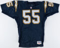 San Diego Chargers Junior Seau Autographed Jersey 