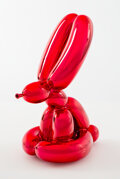 Jeff Koons b. 1954 . Balloon Rabbit Red 2017. Metallic Lot