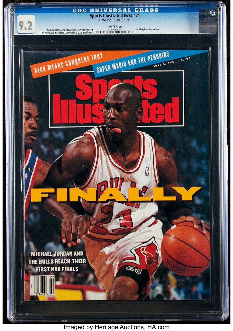 Sports illustrated sale michael jordan 1991