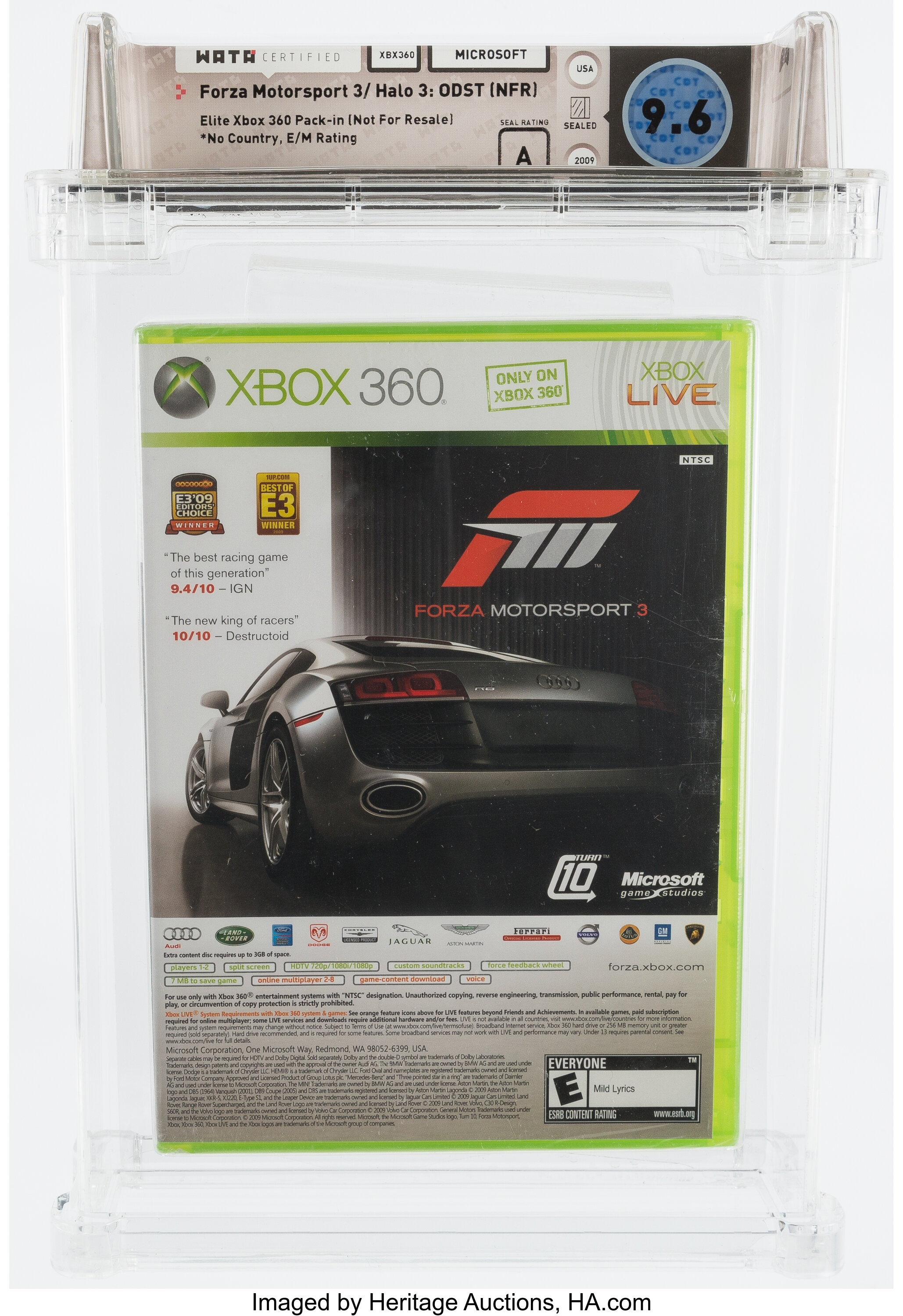 Forza Motorsport 3 (Microsoft Xbox 360, 2009) NEW Sealed Not For Resale  Edition