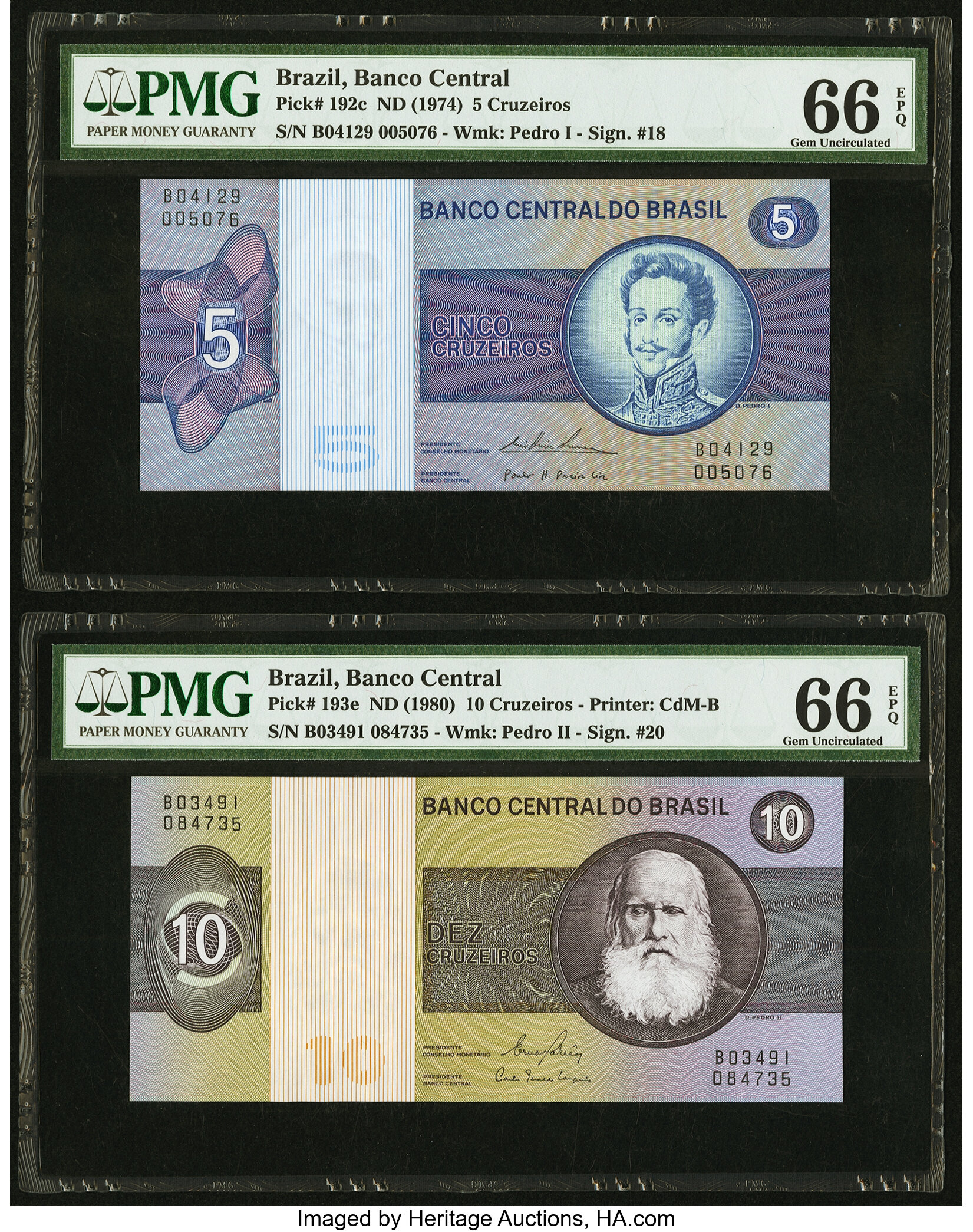 Brazil 5 Cruzeiros - Banknote - Uncirculated - Paper Money