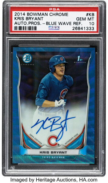 Kris Bryant Memorabilia, Autographed Kris Bryant Collectibles