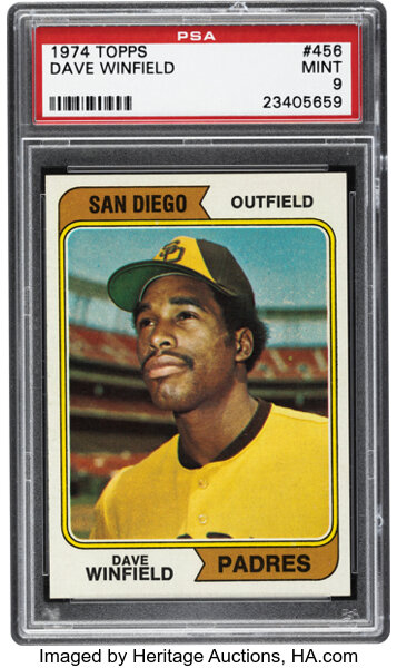 1974 Topps #456 Dave Winfield