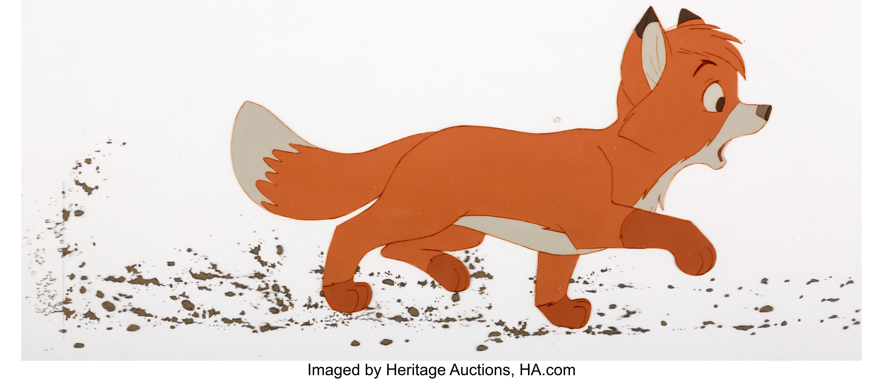 The Fox And The Hound Tod Production Cel Setup Walt Disney Lot 97234 Heritage Auctions