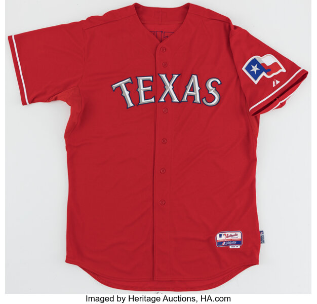 2013 Joe Nathan Game Worn Texas Rangers Jersey. Baseball