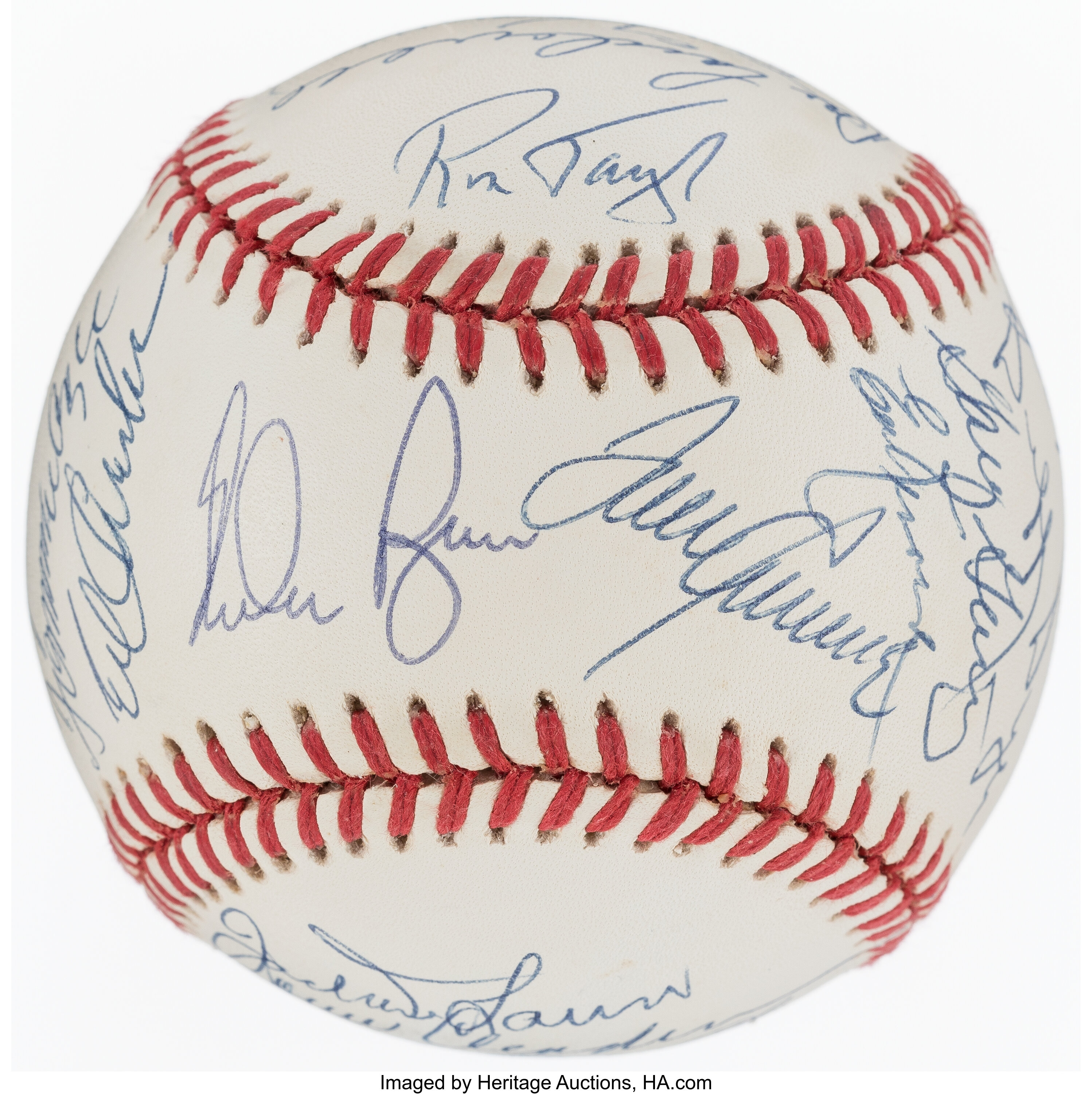 1969 New York Mets Team Signed Baseball (26 Signatures) - Miracle