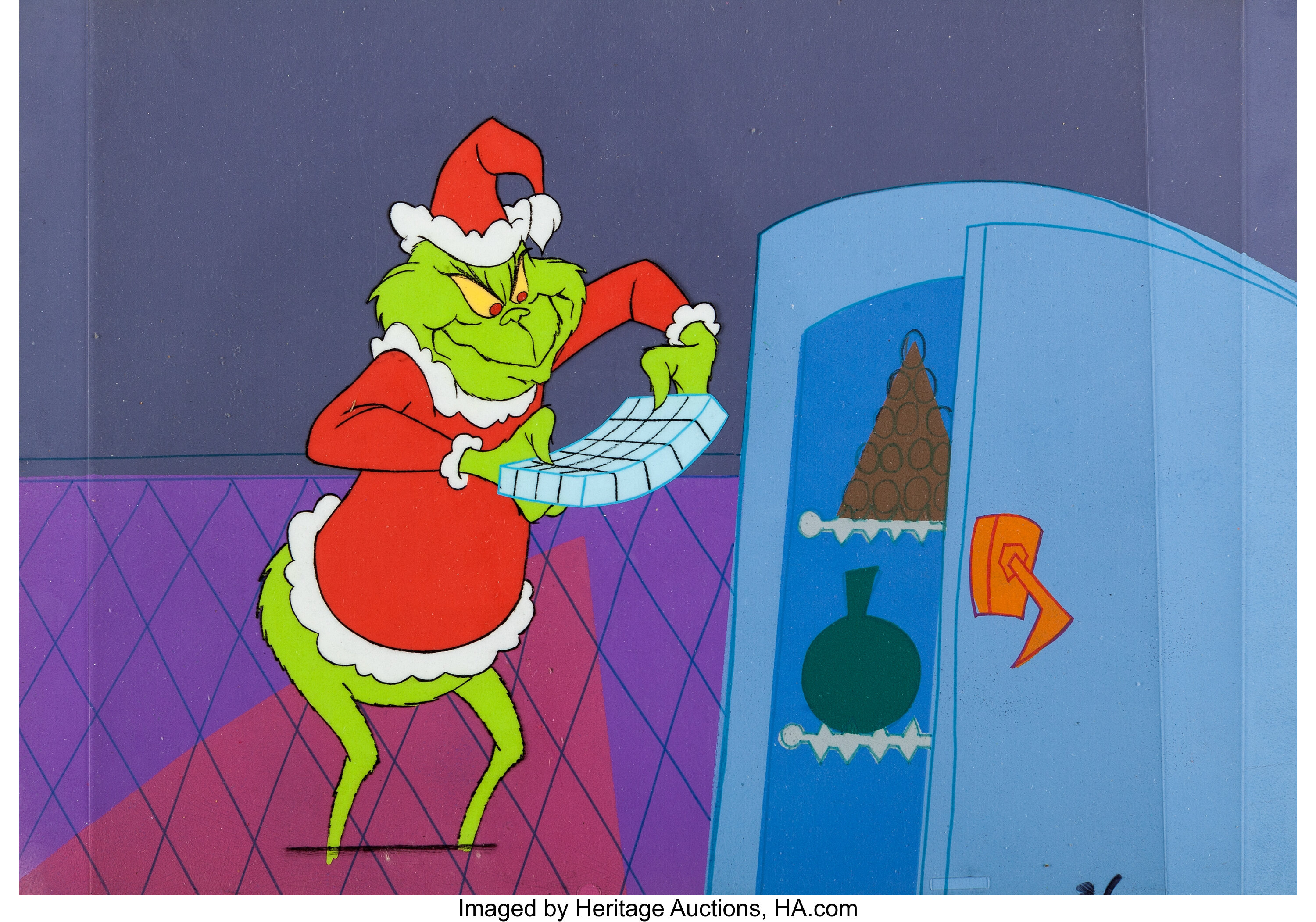 How The Grinch Stole Christmas 2022 Disney Dr. Seuss' How The Grinch Stole Christmas Production Cel And Key | Lot  #96403 | Heritage Auctions