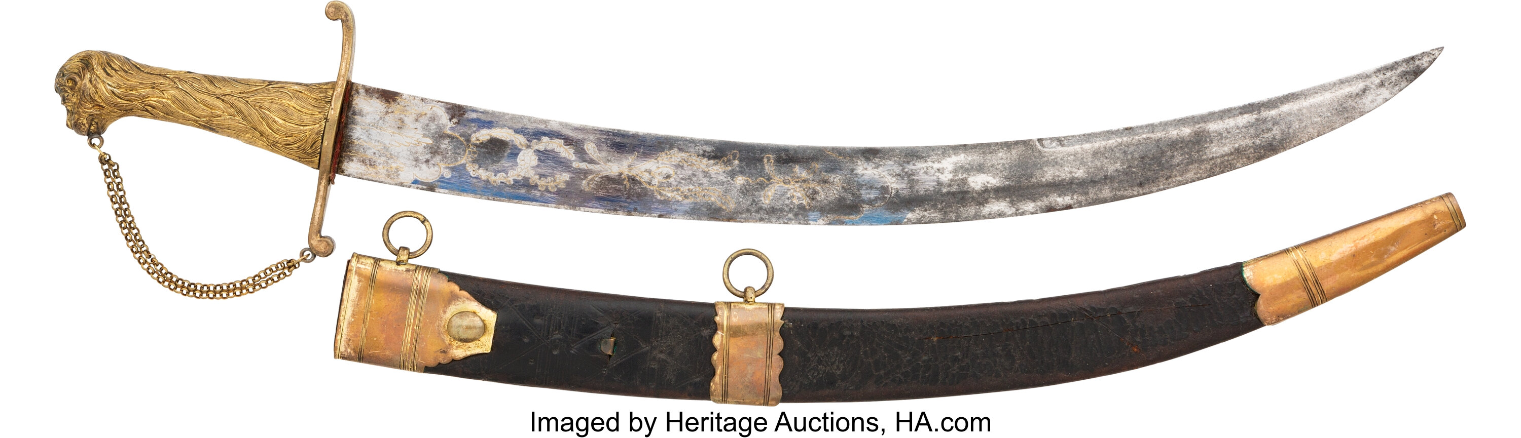 Beautiful Identified British Naval Officers' Cutlass Circa 1820.. | Lot ...