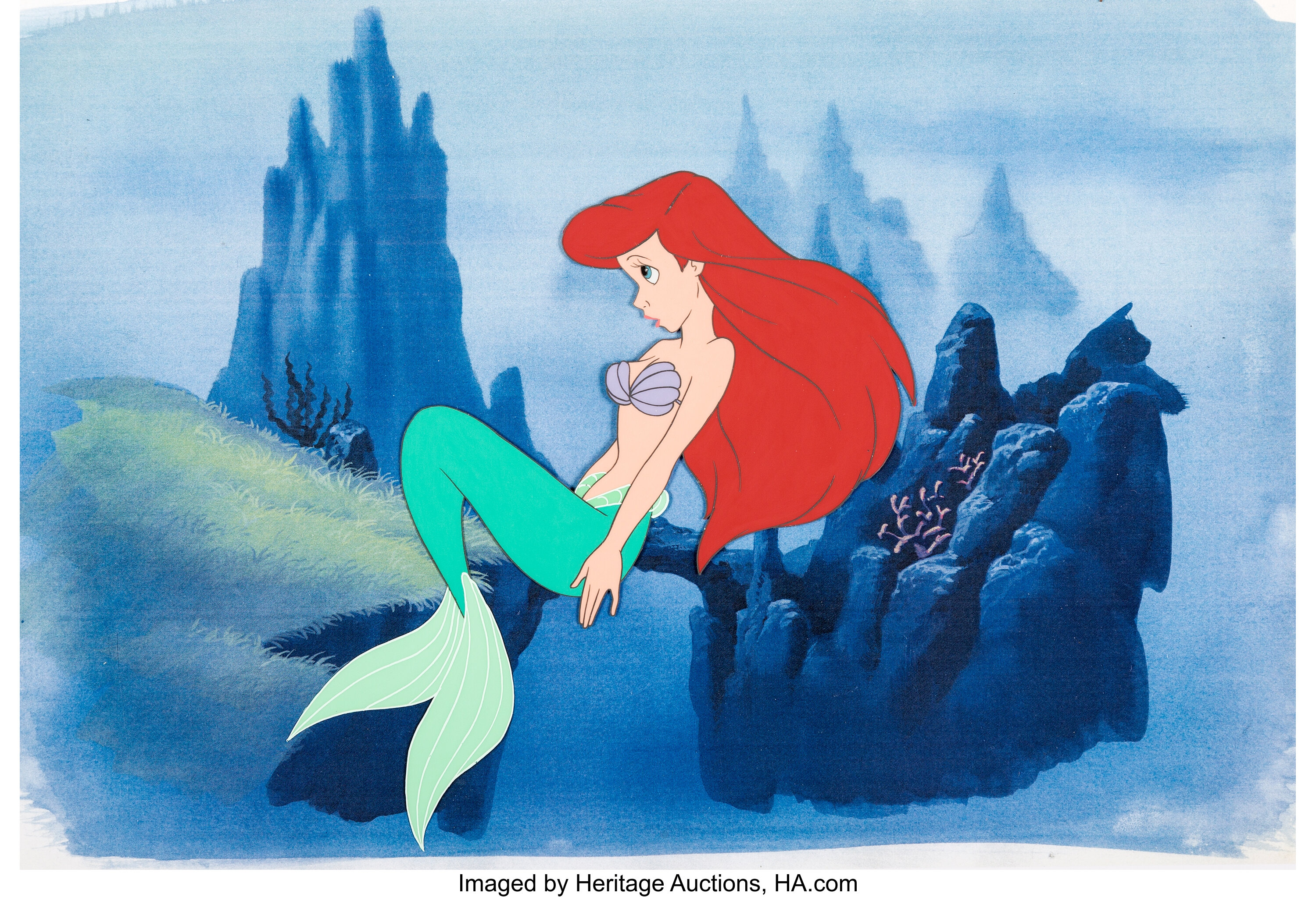 creativo a lo largo Abuelos visitantes The Little Mermaid Ariel Color Model Cel (Walt Disney, 1989).... | Lot  #96253 | Heritage Auctions