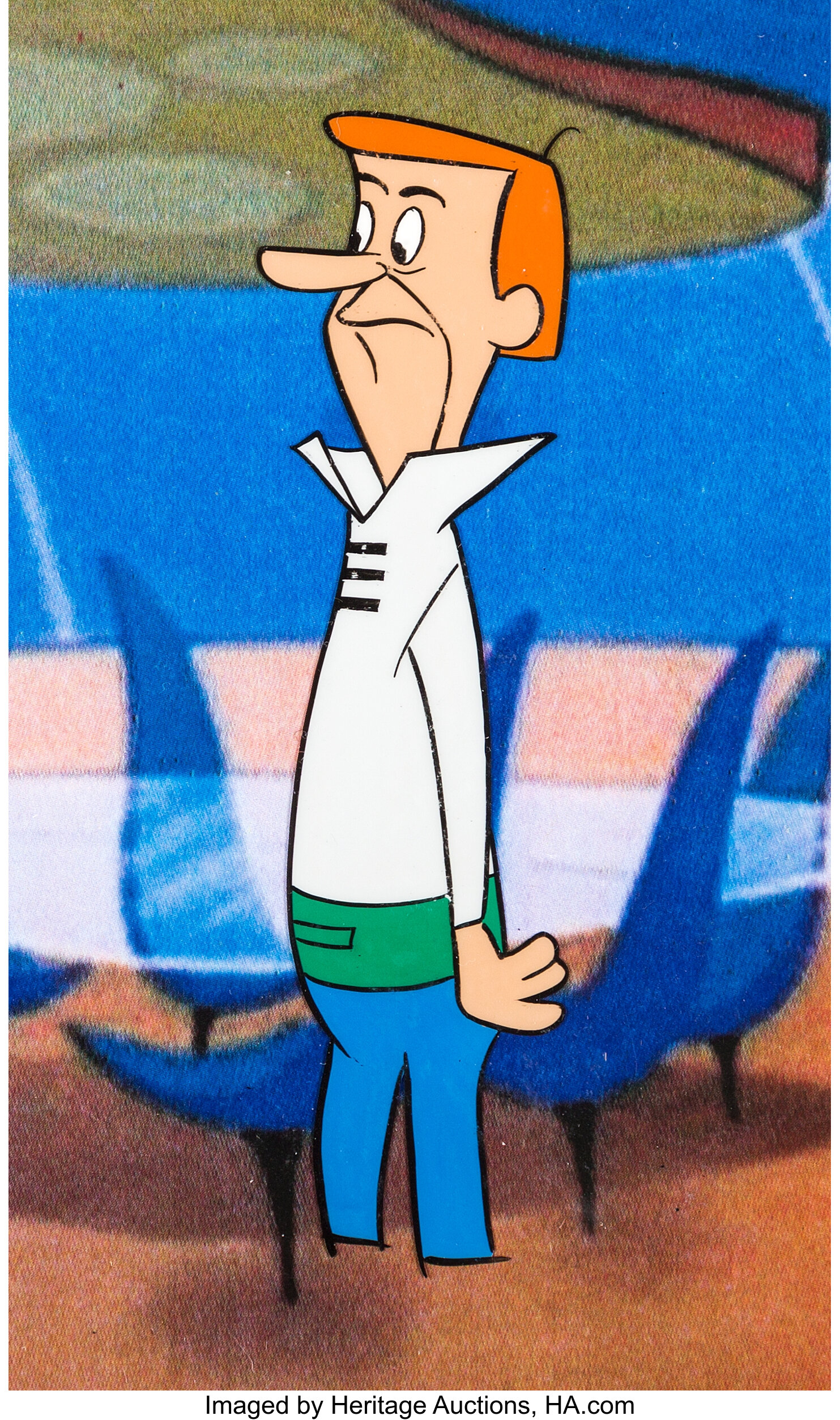 The Jetsons George Jetson Production Cel (Hanna-Barbera, 1962 ...