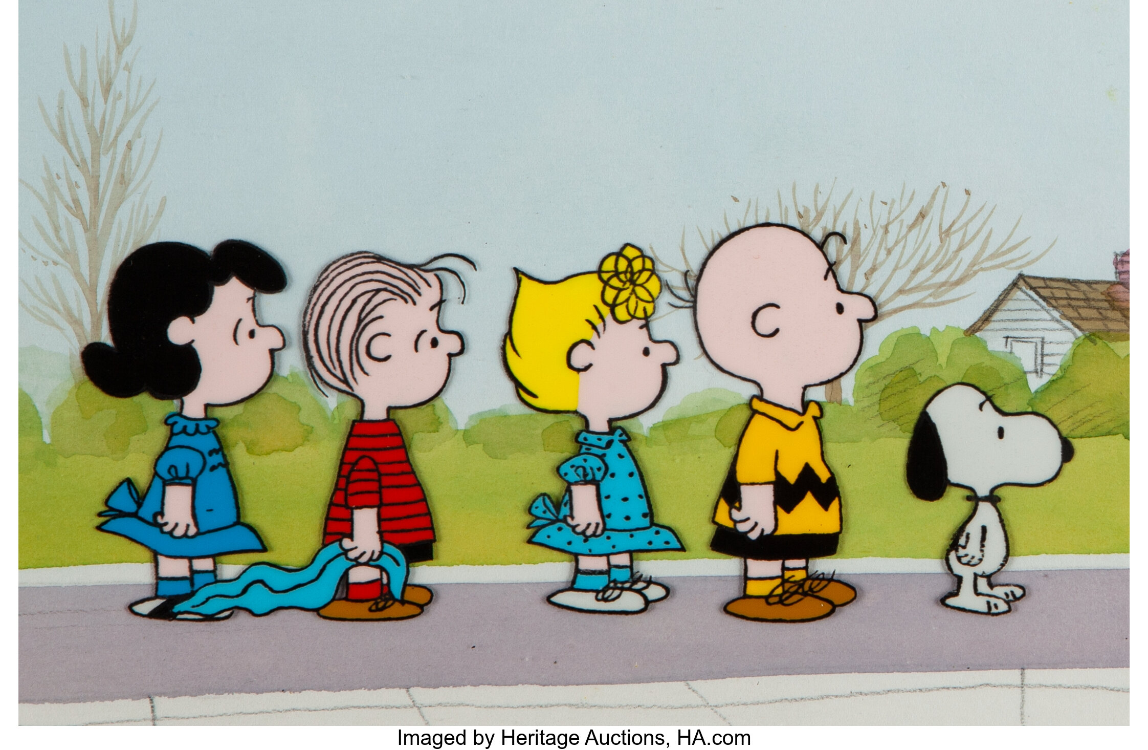 peanuts comic color