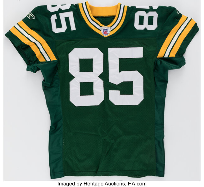 GREG JENNINGS SUPER BOWL WORN JERSEY