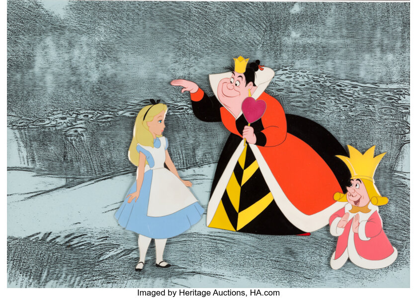 Alice In Wonderland Alice With Queen And King Of Hearts Production