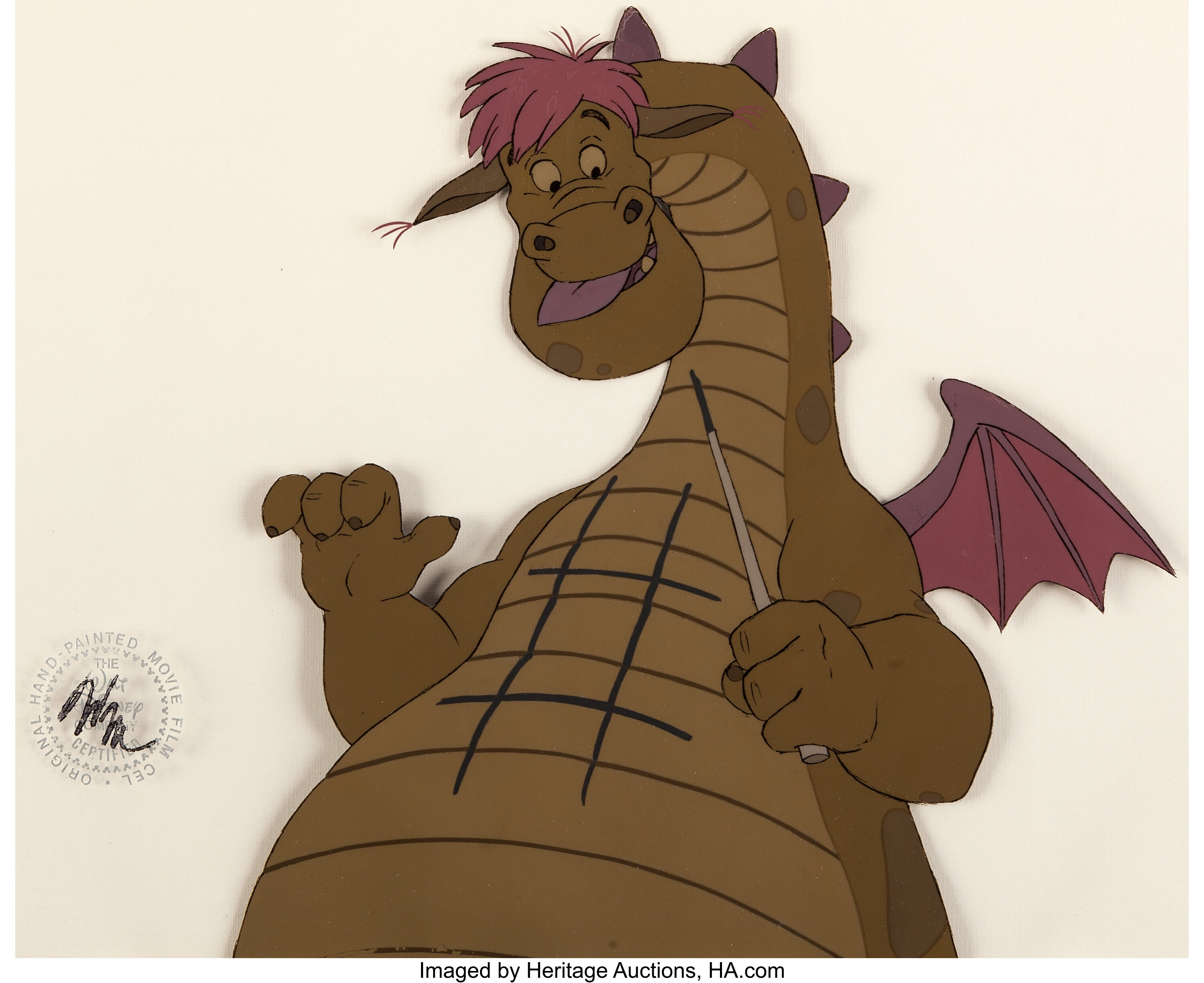 Pete's Dragon Elliott Production Cel (Walt Disney, 1977).... Lot