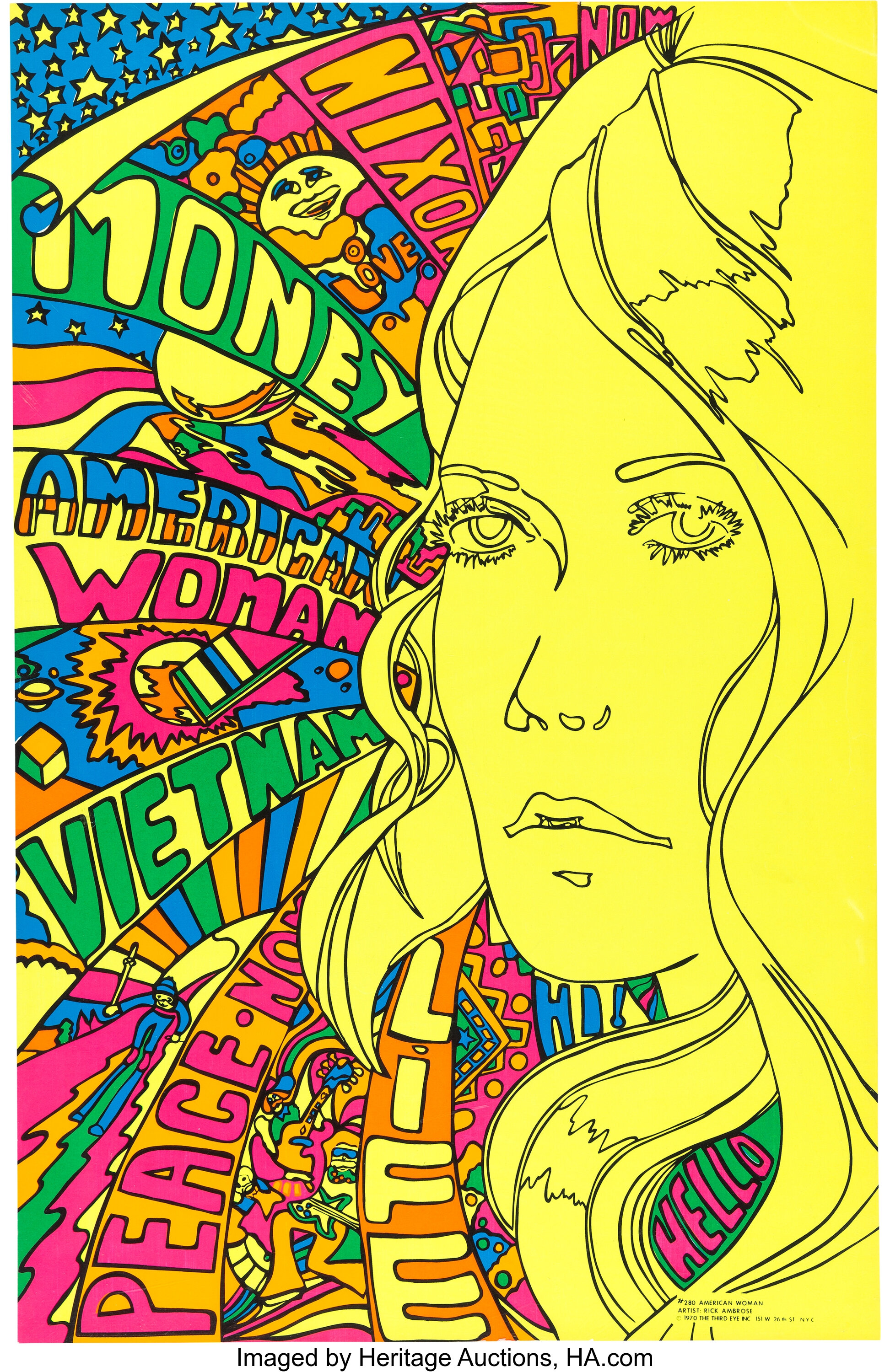 psychedelic poster 70s