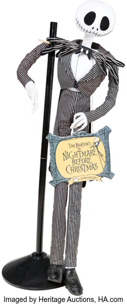 Tim Burton's Nightmare Before Christmas Jack Skellington Cloth