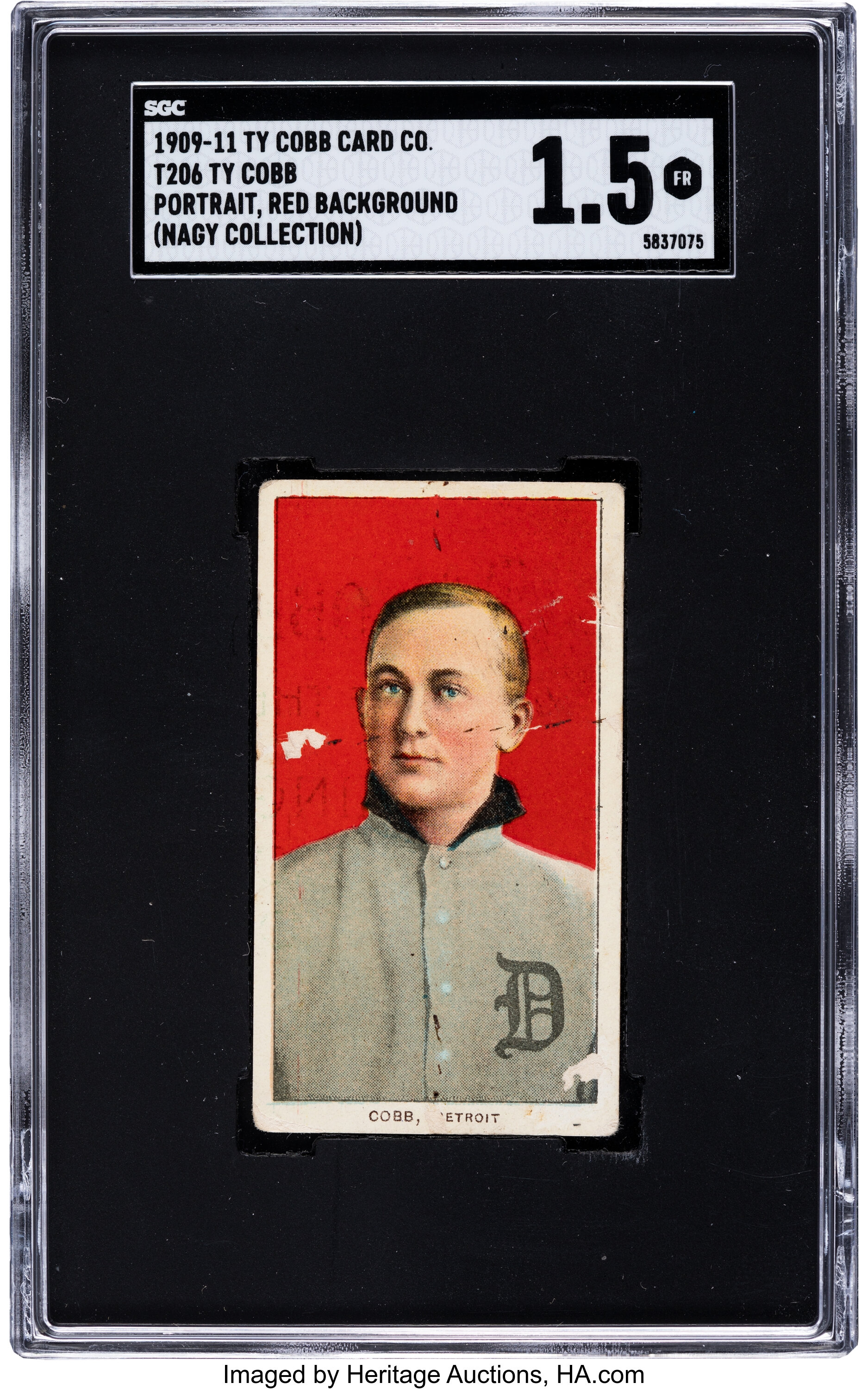 Lot Detail - Ty Cobb One-Of-A-Kind Mitchell & Ness 1909 Throwback