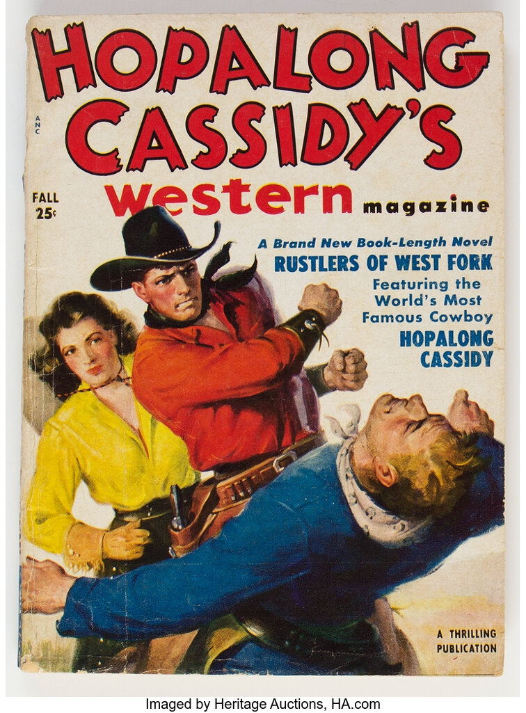 The Rustler's of the West Fork - A Hopalong Cassidy novel by Louis L'Amour