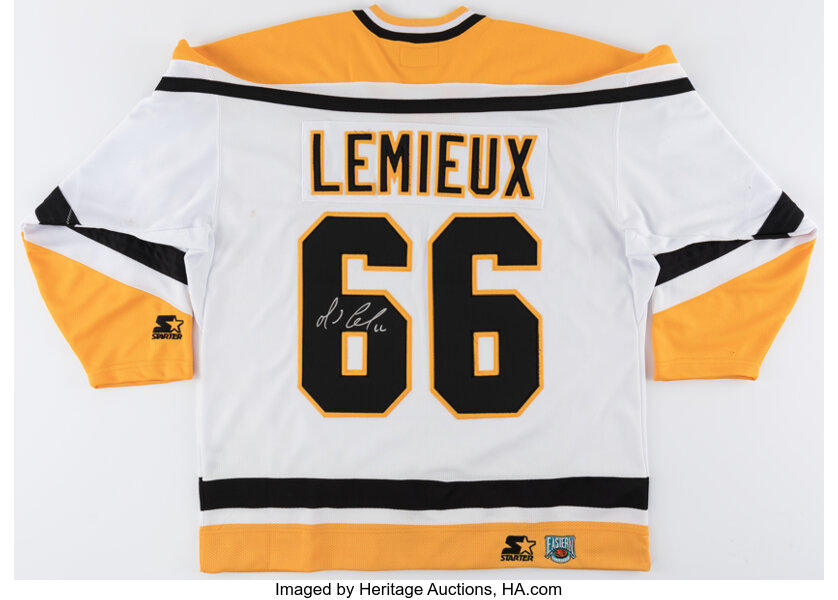 A Mario Lemieux Signed Pittsburgh Penguins Jersey (Koho)