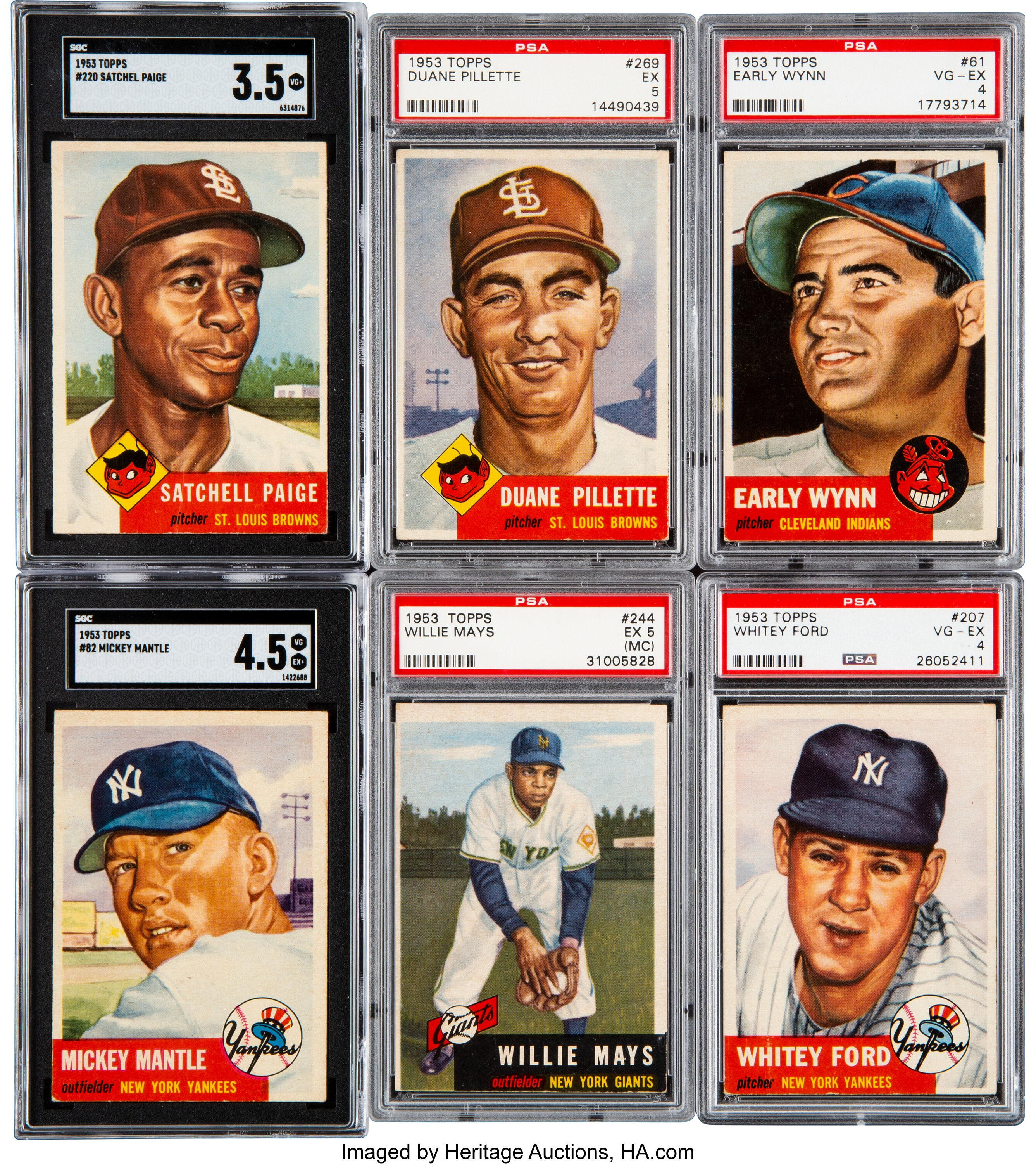 1953 Topps Baseball Complete Set (274).... Baseball Cards Sets | Lot #81008  | Heritage Auctions