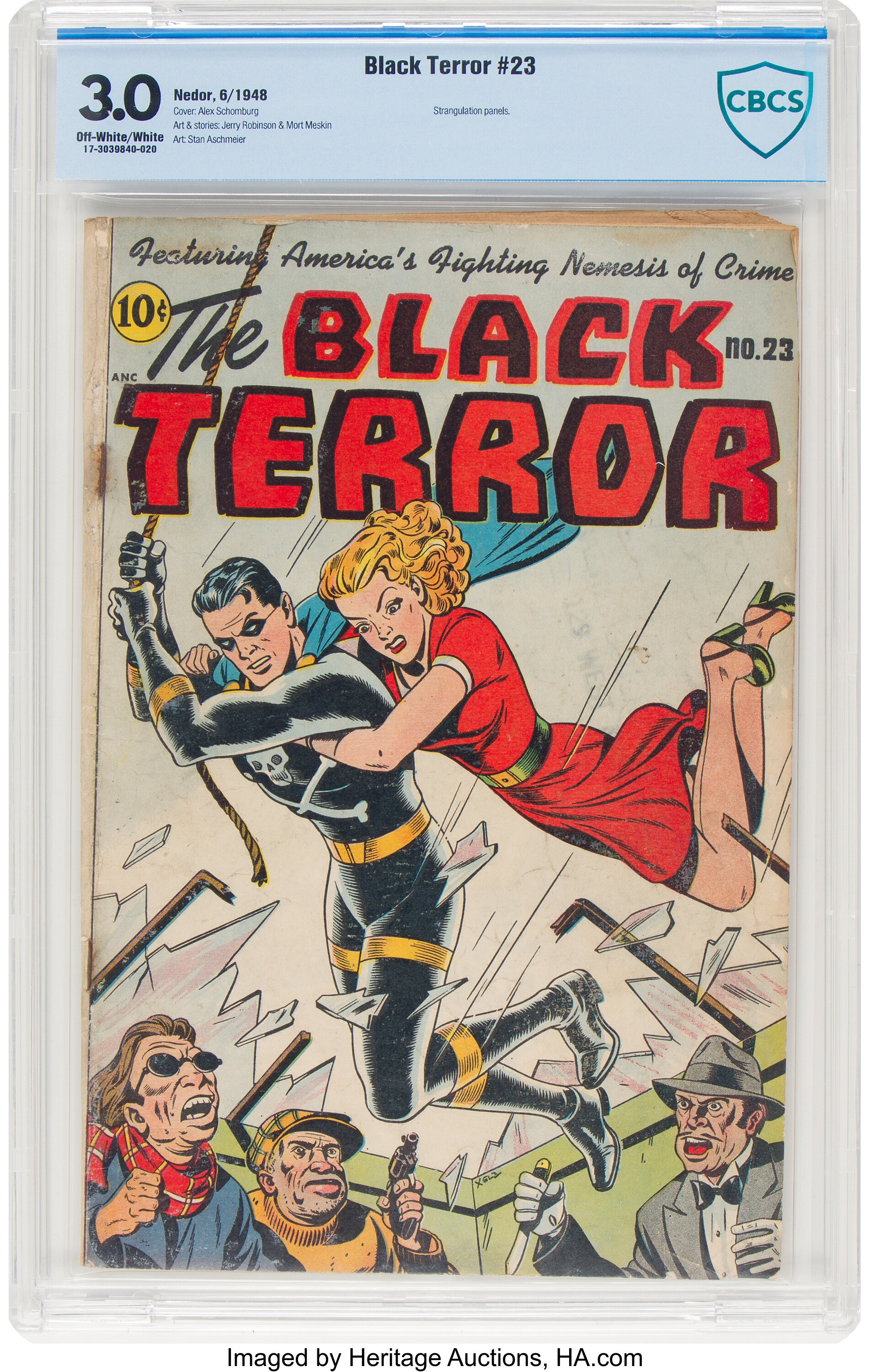 The Black Terror 23 Nedor Publications 1948 Cbcs Gd Vg 3 0 Lot Heritage Auctions