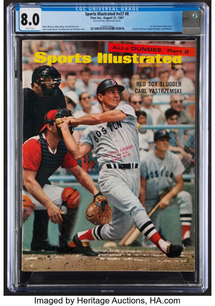 Boston Red Sox Carl Yastrzemski, 1967 Sportsman Of The Year Sports  Illustrated Cover by Sports Illustrated