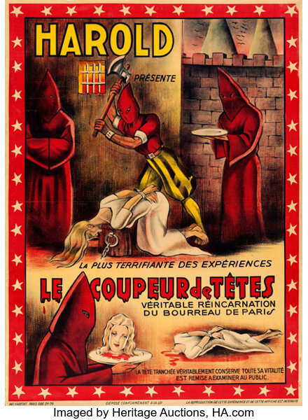 harold presents le coupeur de tetes 1920s fine very fine on lot 86701 heritage auctions