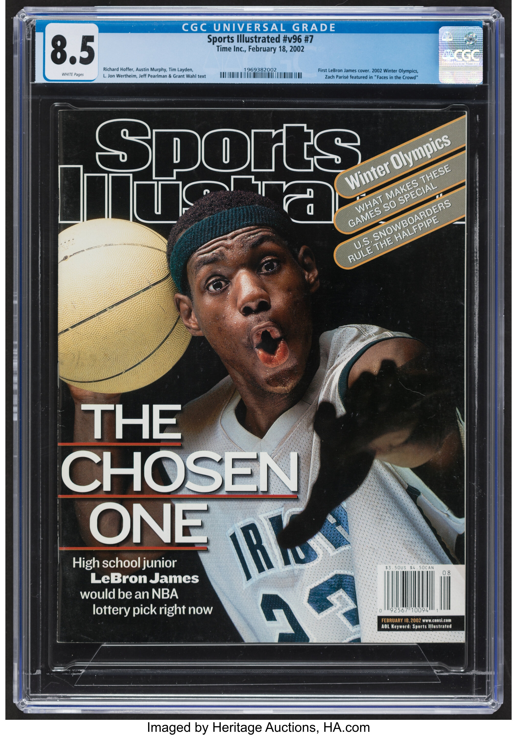 LeBron James's first Sports Illustrated cover: The Chosen One